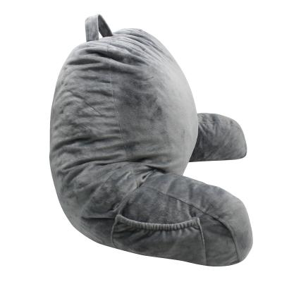 China Anti Dust Mite Waist Neck Lumbar Back Support Shrred Foam Lounge Cushion Pillow for sale