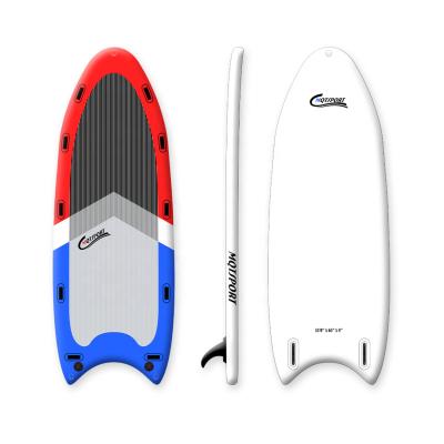 China 2020 New Design 8 Person Giant Red Inflatable SUP Boards Unisex Big Paddle Board For Groups for sale