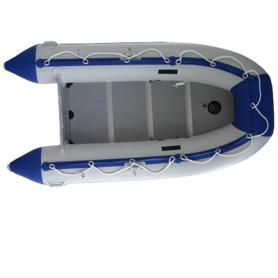 China Factory Wholesale Rigid Military Green Canoe Cheap Inflatable Fishing Boat Travel or Fishing for sale