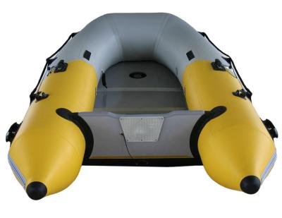 China Factory wholesale rigid military yellow dinghys cheap inflatable dinghy fishing boat travel or fishing for sale