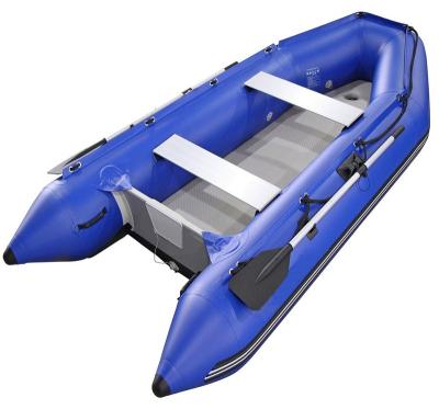 China Pontoon Inflatable Boat Air Duct Travel Zodiac Boat Aluminum Floor Fishing Inflatable Boats With CE Certification for sale