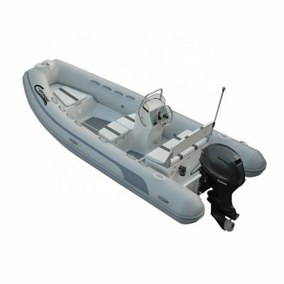 China Fishing Rowing Boa / Pack Speed ​​Sports Alu Rib Boat Aluminum Fishing Boat High Quality Rigid Inflatable Aluminum for sale