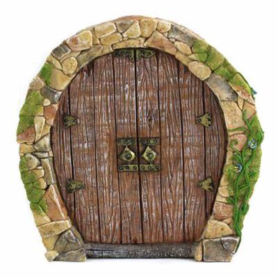 China Eco-friendly wholesale fairy door miniature fairy garden,customized miniature door fairy garden door for sale