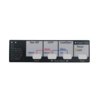 China Lq-310 New Printer Components Sticker Fit For Epson LQ310 Control Panel for sale