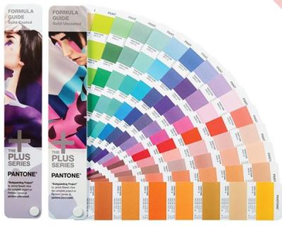 중국 Pantone 색깔 견본 공식 가이드를 인쇄하는 사진 요판은/Uncoated 입혔습니다 판매용