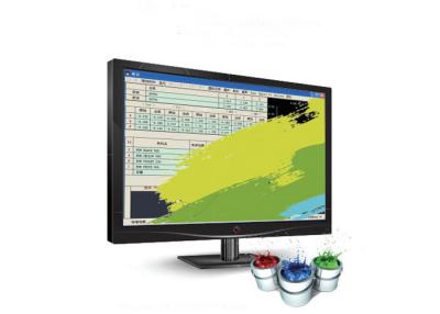 China Software colorimétrico da tinta de impressão com espectrofotômetro para a receita da cor à venda