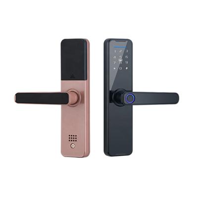 China 2022 Tuya Best Smart Electronic Security Smart Door Locks With Fingerprint Unlock Function HF-K7 HF-K7 for sale