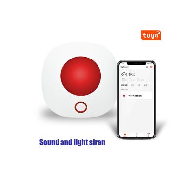 China 2022 Newest Tuya Smart Wifi Instant Alarm Siren For House Security HF-SN11 HF-SN11 for sale