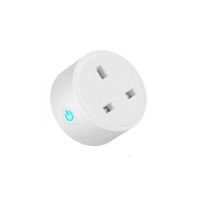 China WIFI Remote Control Selling Best Wifi Tuya UK 16A Wireless Smart Plug With Voice Control HF-UK06 for sale