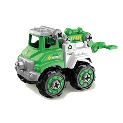 China Green Slot Toy Latest ABS Vehicles Assemble Building Blocks Car Toy for sale