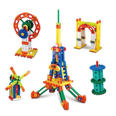 China DIY Construction Toy Hot Sale Kids Indoor Games Assemble Educational Toys Building Blocks (250pcs) for sale