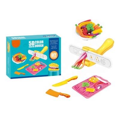 China Parent-Child Set Clay Toy 5D Noodle Play Dough Modeling Clay Interactive Diy Toys Playdough For Children for sale