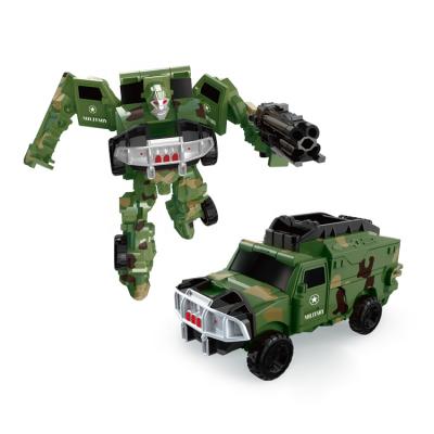 China STEM Take Apart Truck Collect Military Transform Toys Two Colors Robot Action Figure Toy Robots For Children 18*5*26.5cm for sale