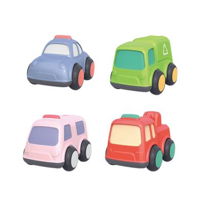 China Most popular educational mini cartoon friction car inertia toys pull back toy diecast vehicles for children 41.2*34.8*7.8cm for sale