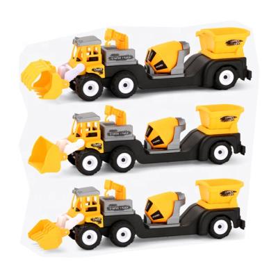 China High Quality Friction Toy New Arrival Mini Crane Dump Truck Toy Friction Toy Vehicles F/P Truck Car For Kids for sale