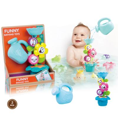 China Eco-friengly Hot Selling Plastic Baby Bathtub Toys Pour Bathing Water Play Toys (2pcs) for sale