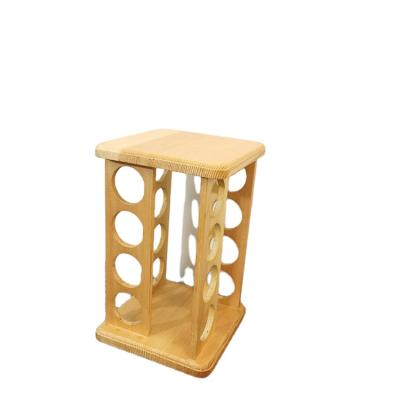 China Durability Spice Kitchen Storage Rack Bamboo Wooden Spice Storage Rack for sale