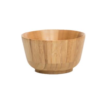 China Sustainable Bamboo Bowls For Home Use Natural Pure Natural Vegetable Bamboo Reusable Tableware Reusable Handmade for sale