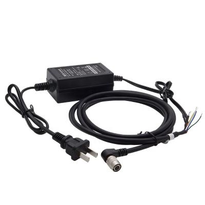 China Industrial Camera Contact Off PVC Industrial Camera Contact Off Cord Copper Bend Head Very Soft Single Female Straight Lead Wire Plus 12V 12A Power Adapter for sale