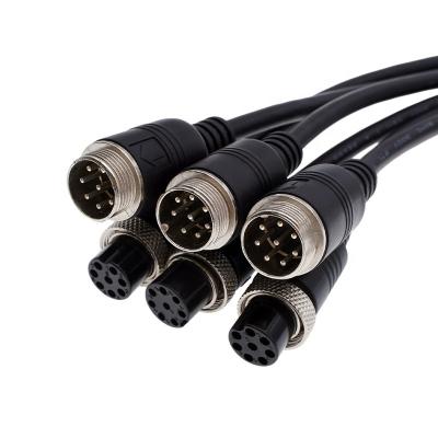 China High Quality Aviation GX16 2 3 4 6 8 Pin Cable Male To Female Aviation Waterproof Connector Common Cord for sale