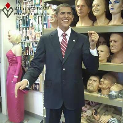 China Europe American Leaders Obama Celebrity Silicone Wax Figure for sale