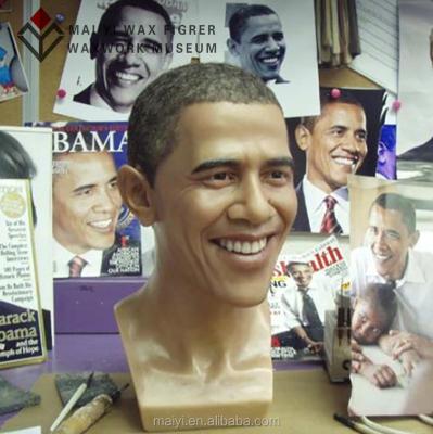 China Europe Wax Figure Barack Obama Life Size Resin Statue for sale