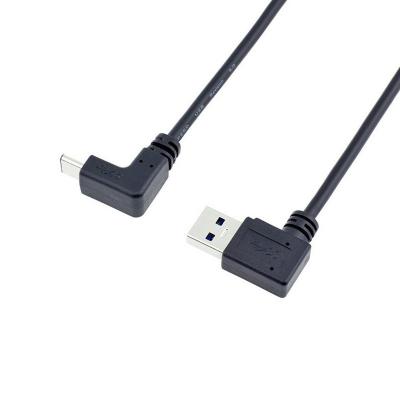 중국 Cheap Price 90 Degree Right Angle Usb Video Game Player 3.1 Gen1 USB To Type-C Data Cable For Vr Oculus Finder Link Cable 판매용