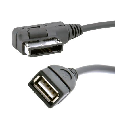 China Car USB AF to AMI Adapter Cable Car Audio Aux USB Cable for Audi A6L A4L A5 A8L Q5 Q7 TT Te koop