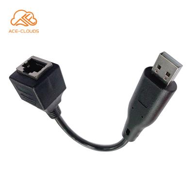 China Serial Extension Cable FTDI RS232 Serial USB to Female Console RJ45 Cable zu verkaufen