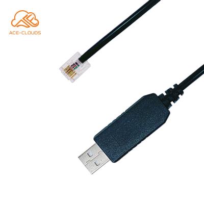 Cina FTDI RS232 UART TTL 2.0 RS232 Oxygen Free Copper USB Conversion To RJ11 Cable Adapter in vendita