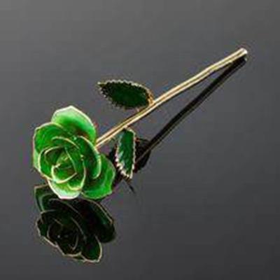 China Durable Promotional OEM 24k Gold Dipped Rose Eternal Rose Forever Rose Flower 24k Gold Rose for sale