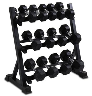 China SYT Universal Gym Equipment Three Layer Commercial Dumbbell Rack Gym Dumbbell Rack Dumbbell Rack for sale