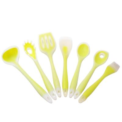 China KF130002S 7pcs Sustainable Food Grade Kitchen Silicone Utensil Set for sale