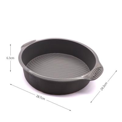 China Kingforce Sustainable Food Silicon Round Cake Mold Mold Bakeware Kitchen Instrument for sale