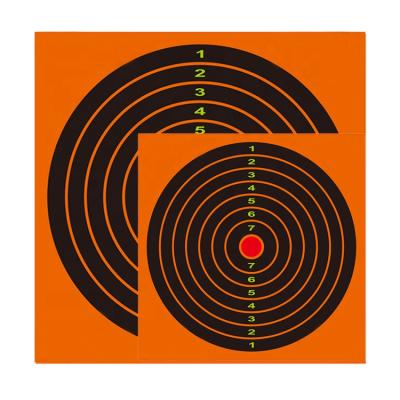 China Fashionable Sports Shooting Reactive 6 Inch Silhouette Shooting Target Training Target Self Adhesive Paper for sale