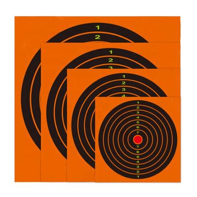 China 10 Inch Fashionable Production Splatter Silhouette Shooting Target Training Target Self-adhesive Paper for sale