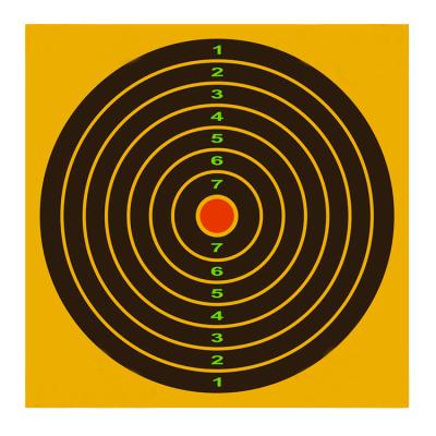 China Fashionable Hot Sale 8 Inch Splatter Silhouette Shooting Target Training Target Self-adhesive Paper for sale