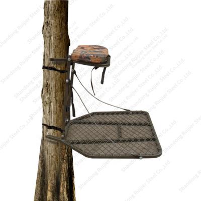 China Real Tree Camouflage Fashionable Outdoor Hunting High Strength Bracket Hunting Tree Seat for sale