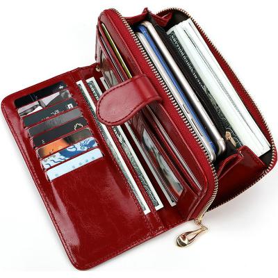 China Anti-theft PU Leather Wallets Women Purses Fashion Wallet Money Coin Holder Womennew s Female Purse Long Zipper for sale