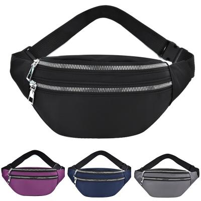 China Waterproof PU Women Waist Ladies Fashion Bum Travel Crossbody Chest Bags Unisex Hip Bag for sale