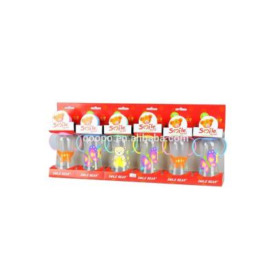 China Yiwu 6pcs Baby Feeding Shrink Packing 250ml Bulk Plastic Baby Feeding Bottle for sale