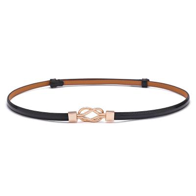 China Wholesale High Quality Fashionable Women's Simple Thin Waistleather Belt In Bulk for sale