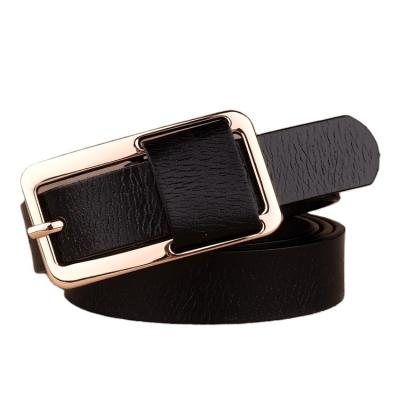 China Simple Design Comfortable Wholesale Style Ladies Cowhide High Quality Genuine Leather Belts For Women for sale