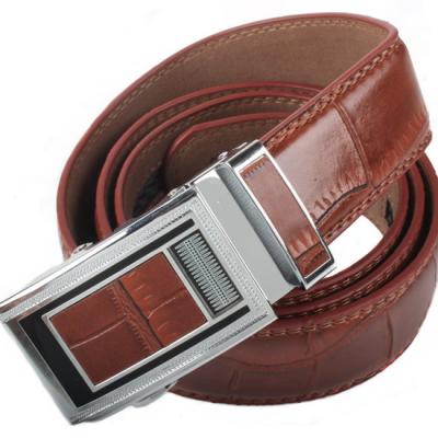 China ALLOY Low Price Wholesale Men's Business Casual Wear Automatic Buckle PU Leather Belt for sale