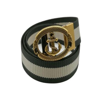 China Black And White Nylon Fabric Auto Buckle Fabric Men'S Belt Various Popular Daily Life Favorite Styles for sale