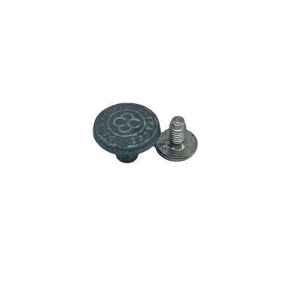 China Widely Used 2.1 g 12 mm Metal Double Rivet Cap Rivet Head Bag Accessories for sale