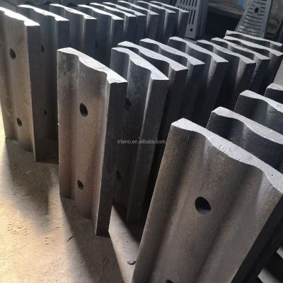 China Mining and cement customized high manganese steel ball mill liner plate mill shell liner to ball mill alloy steel liner for sale