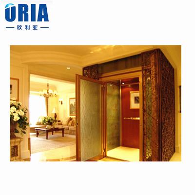 Cina ORIA home elevator lift price Oria-A037 0.5-2.5m/s  Stainless steel in vendita