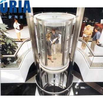 Cina Panoramic Sightseeing Glass Elevator Luxurious Lift  Modern 450-1600Kg in vendita