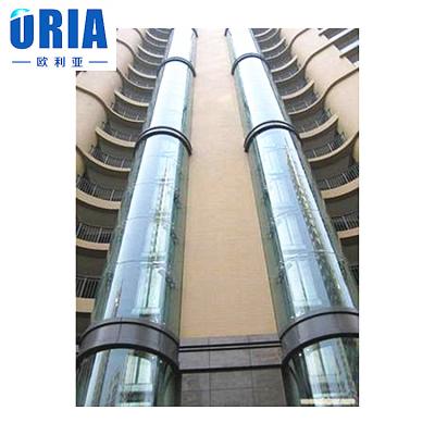 中国 Oria-B005 Sightseeing Glass Elevator  PVC Marble Floor Low Noise Axial-Flow Fan 販売のため